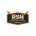 RSH Supply Co. Die-Cut Sticker – Rugged • Spirited • Honest