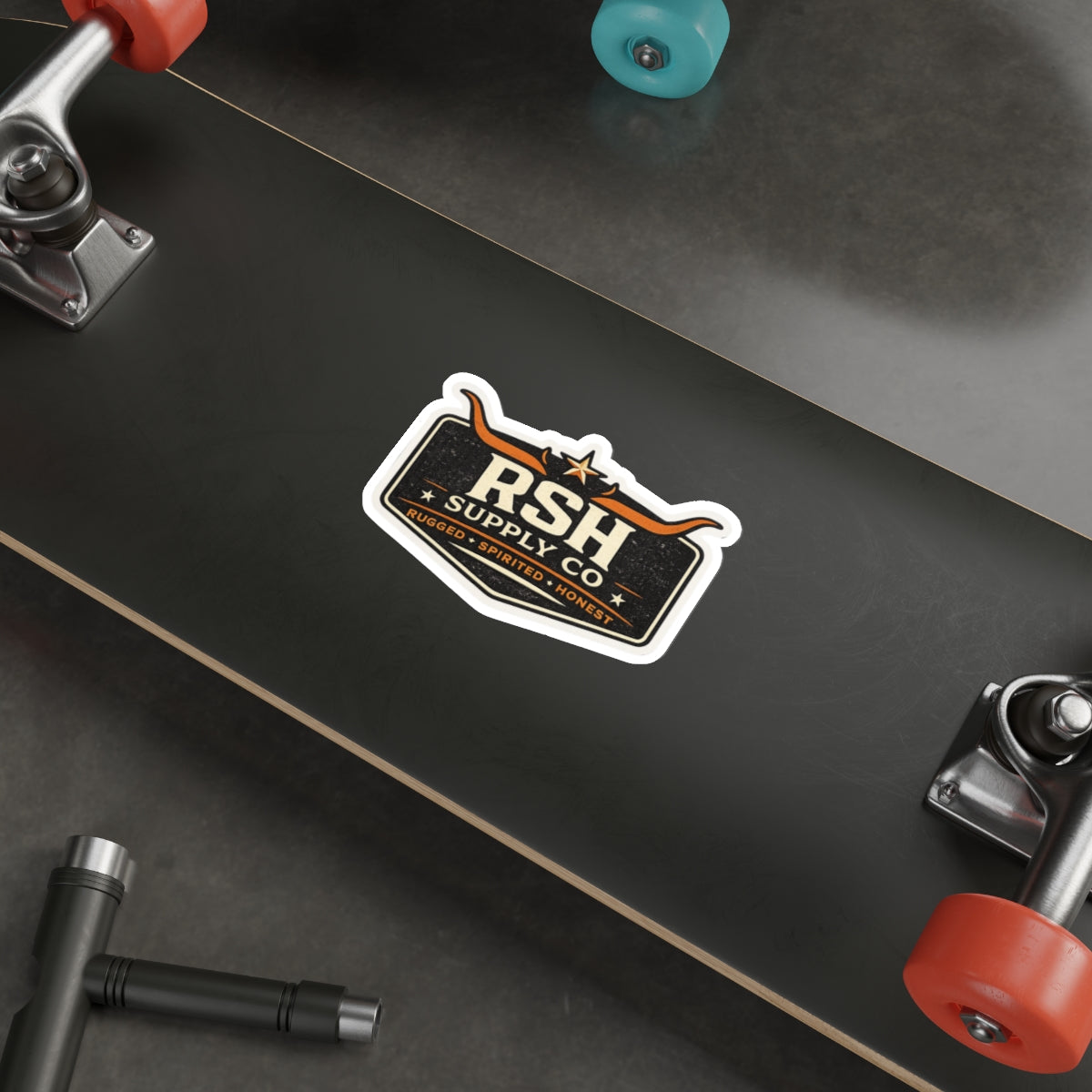 RSH Supply Co. Die-Cut Sticker – Rugged • Spirited • Honest