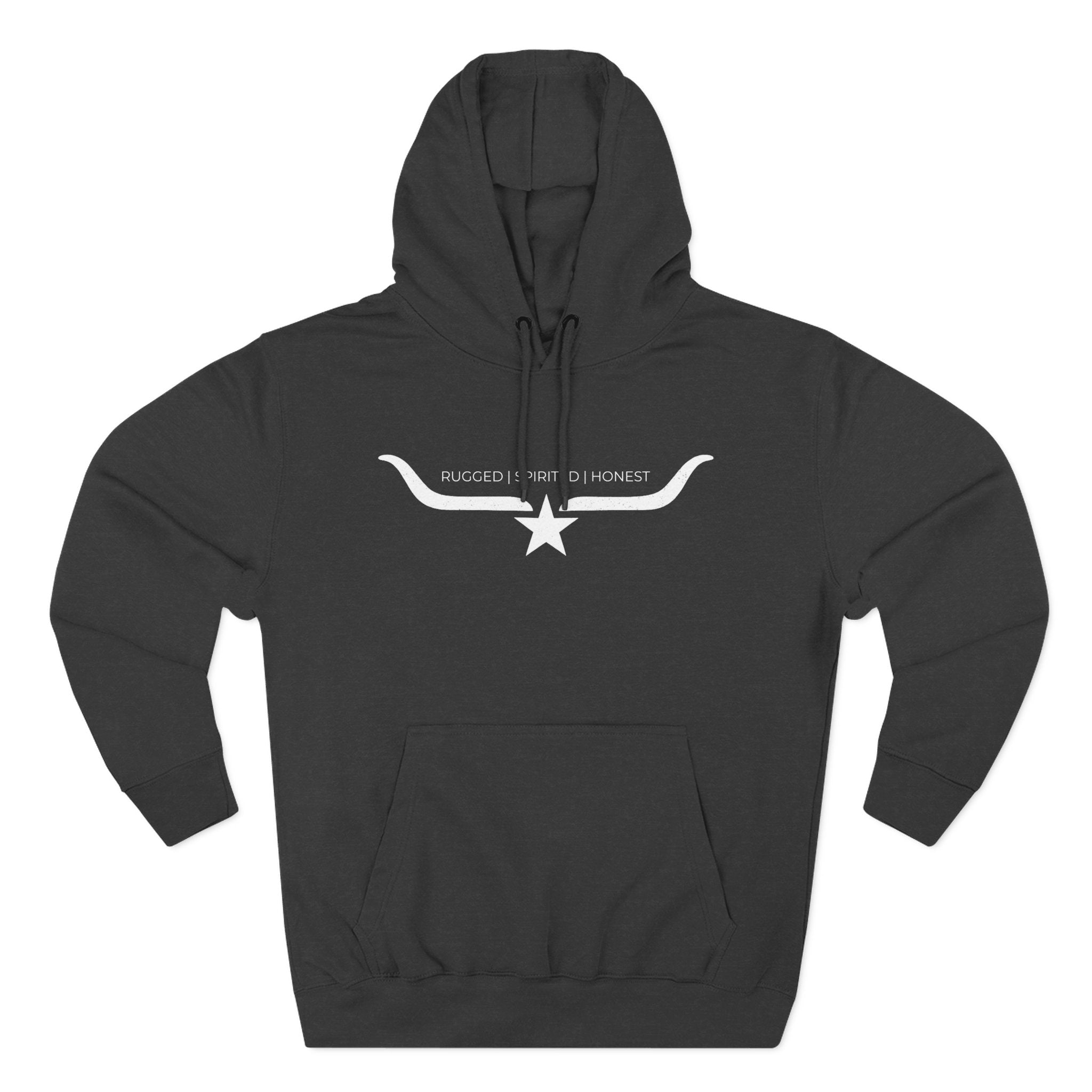 RSH Classic Three-Panel Fleece Hoodie – Rugged · Spirited · Honest