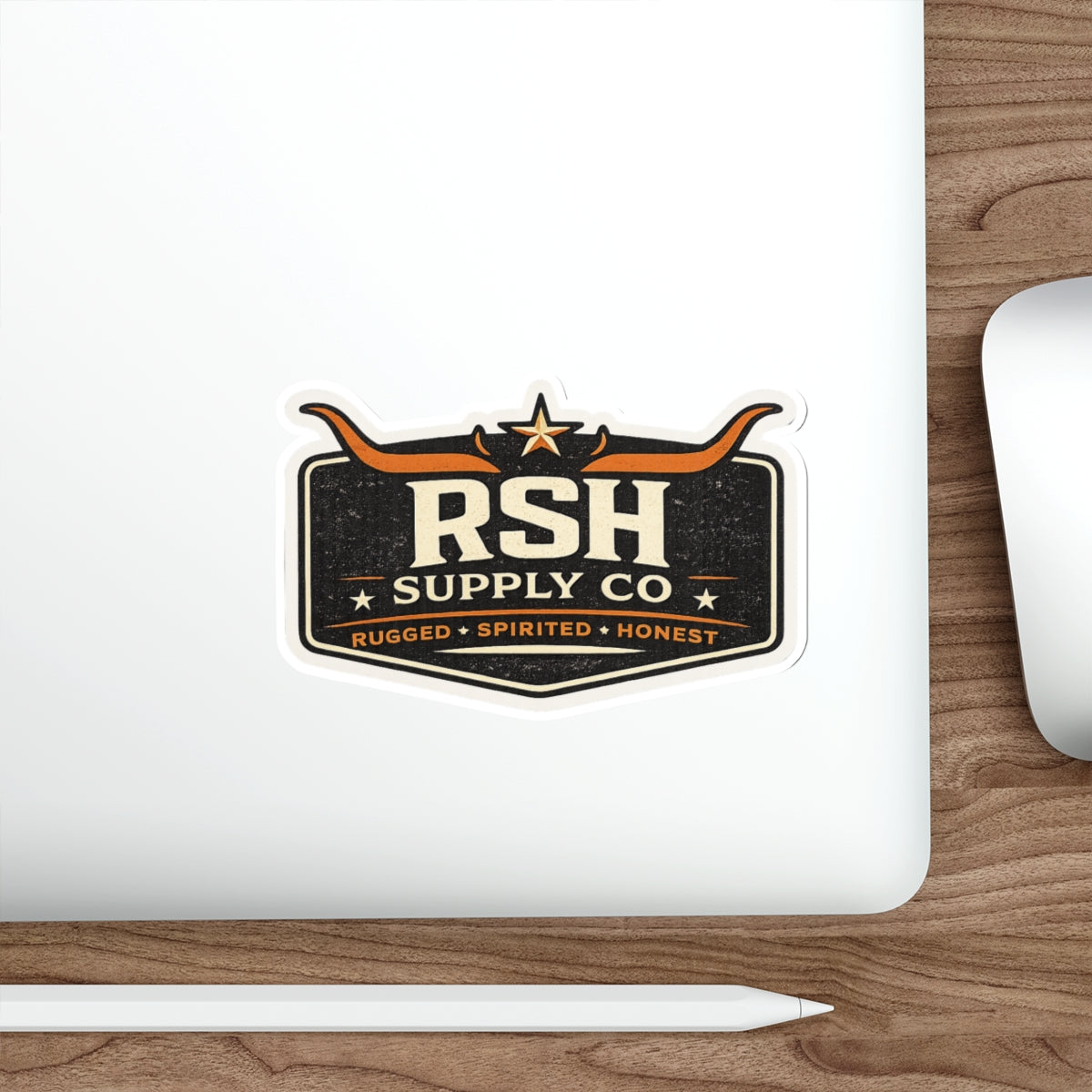 RSH Supply Co. Die-Cut Sticker – Rugged • Spirited • Honest